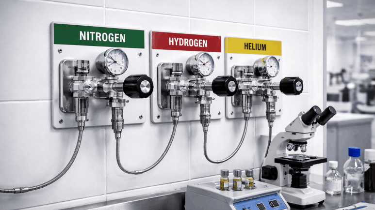 Puntos de uso para gases de alta pureza